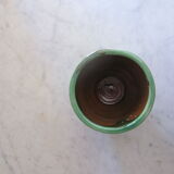 Cache pot en terre cuite émaillée