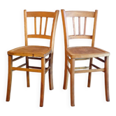 Paire de chaises de bistrot Luterma 1950