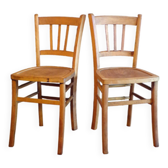 Paire de chaises de bistrot Luterma 1950