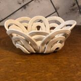 Openwork earthenware basket
