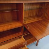 High Scandinavian style vintage teak sideboard from the 60s