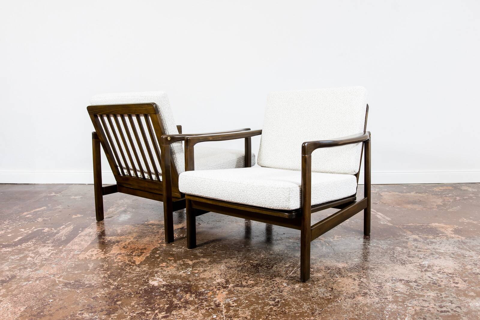 Pair Of Mid Century Armchairs B7522 by Zenon Bączyk, 1960's