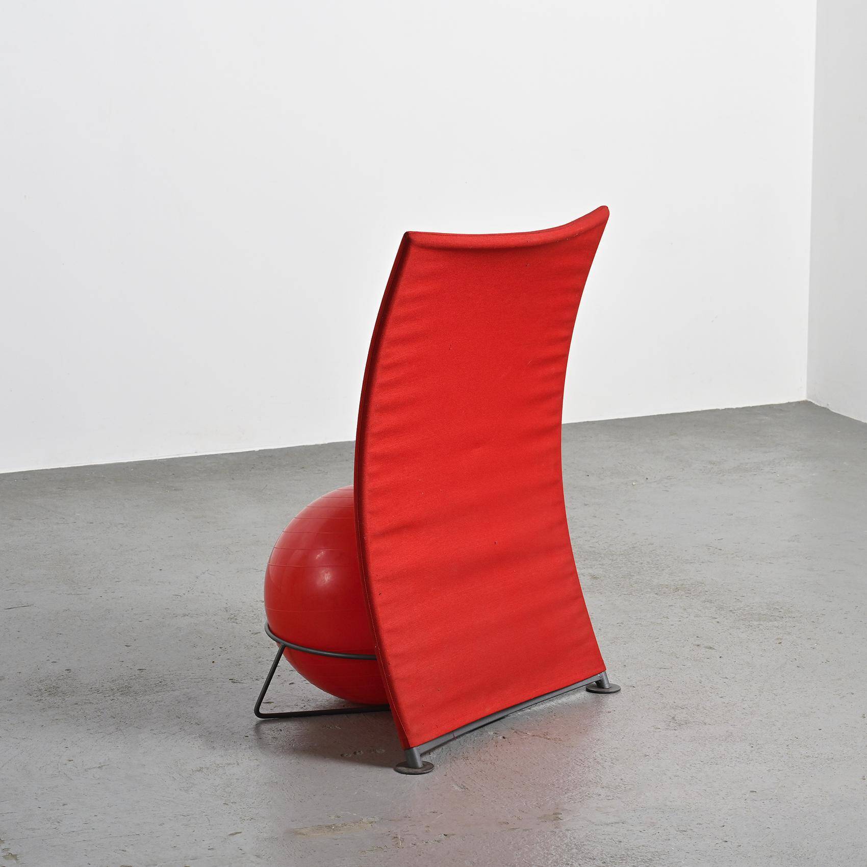 Chair model "San Siro", Fabrizio Ballardini for Bernini 1995