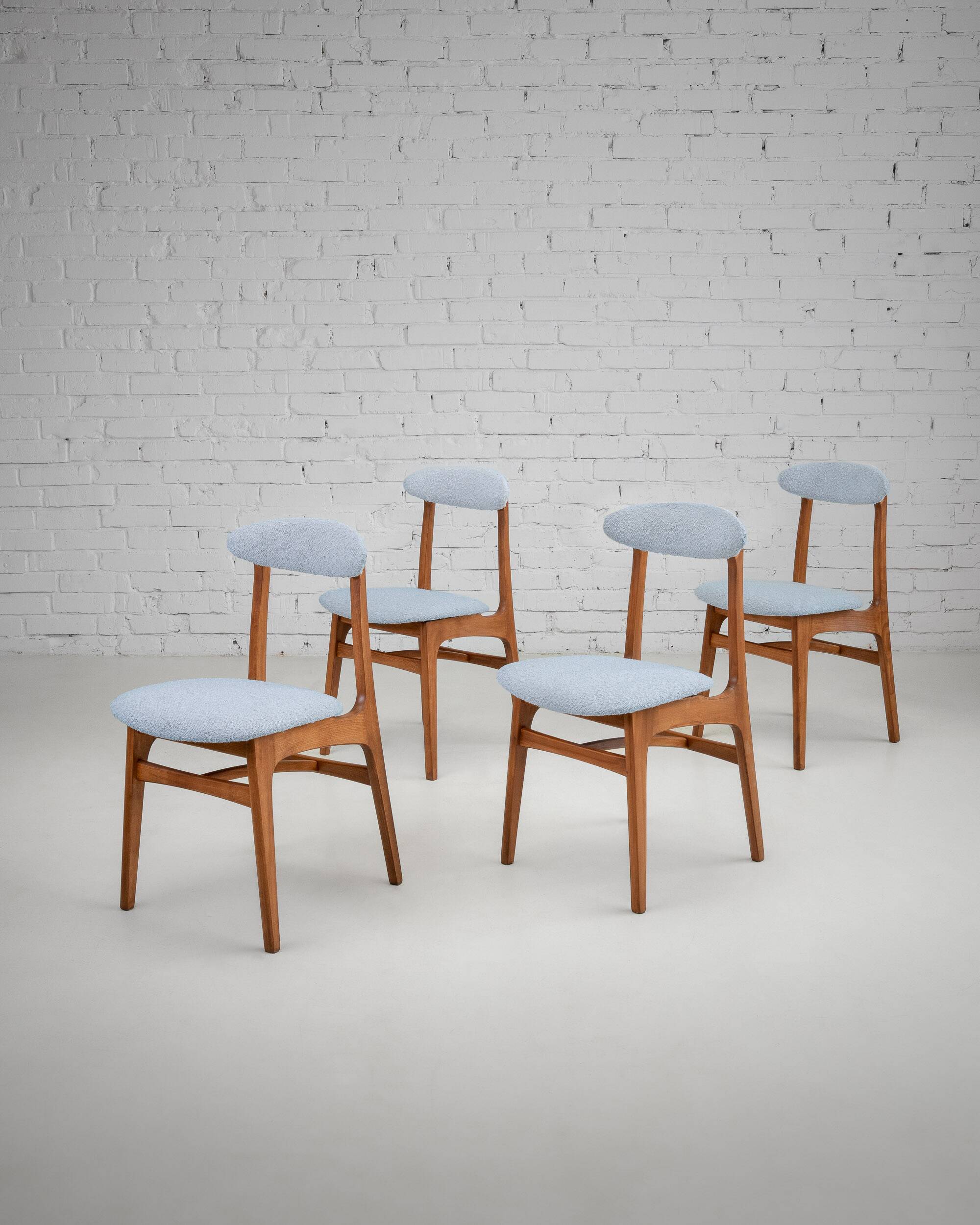 Chaise de salle à manger vintage par Hałas, restaurée