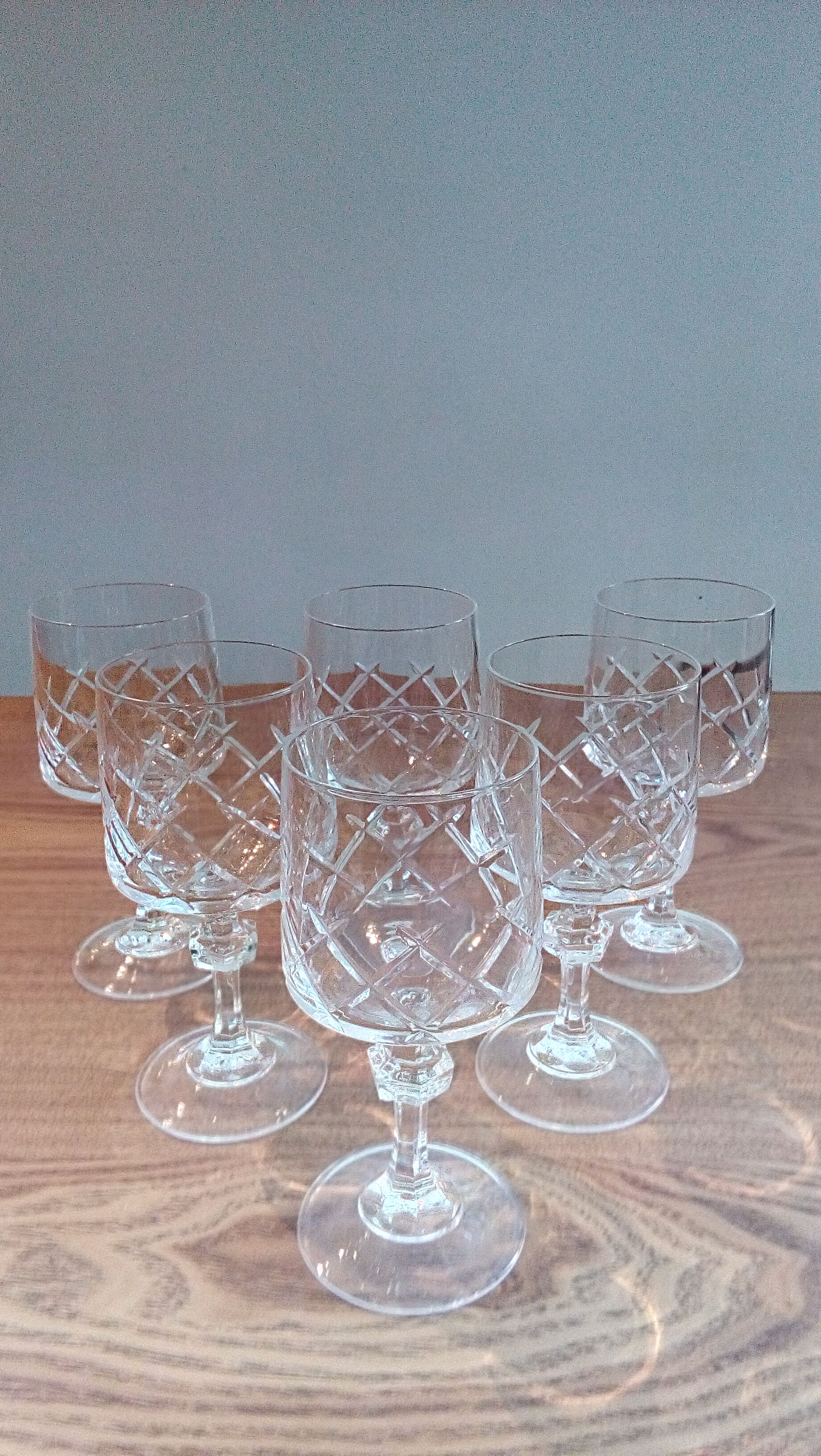Lorraine crystal glasses