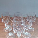 Lorraine crystal glasses