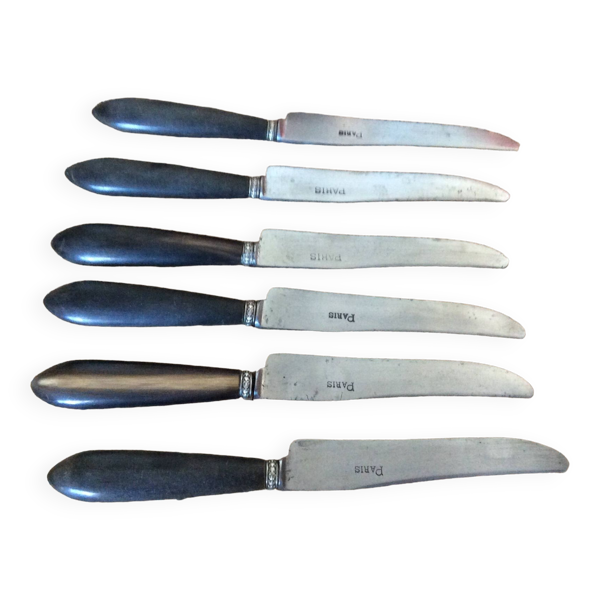 6 couteaux anciens