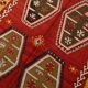 Grand Kilim Designer Vintage, Tapis Anatolien Rouge Fait Main, 149x308 Cm