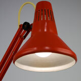 Orange Adjustable Achitect Table Lamp by Tep, 1970s