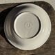 Set of 5 thick white deep plates, no brand, D21.5.