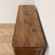 Buffet bas Louis XV en noyer clair 2 portes 3 tiroirs