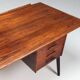 Scandinavian executive desk in rosewood with bar Denmark 1960
