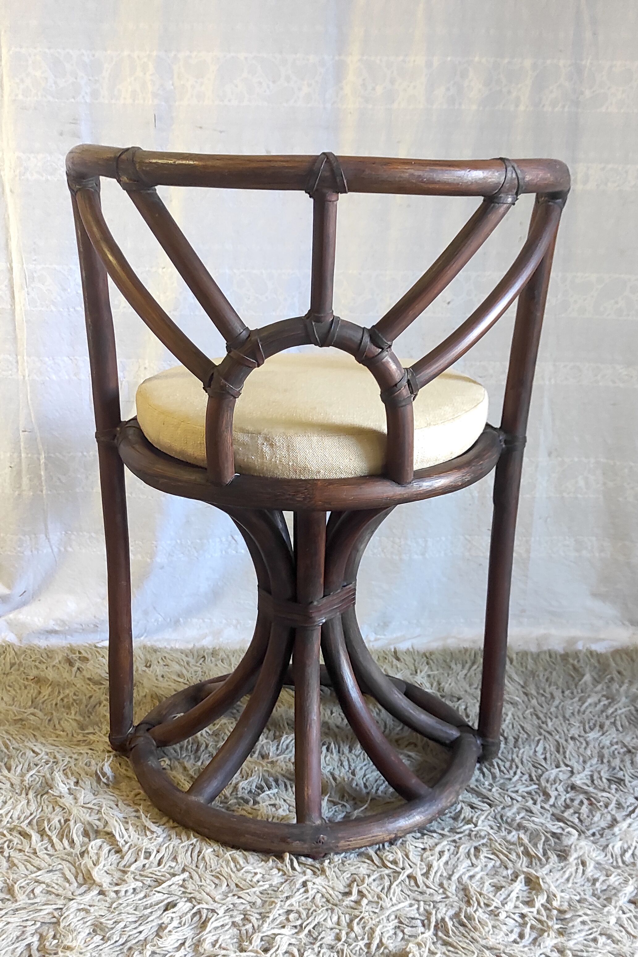 Rattan chair of the Kok House, 70s/80s