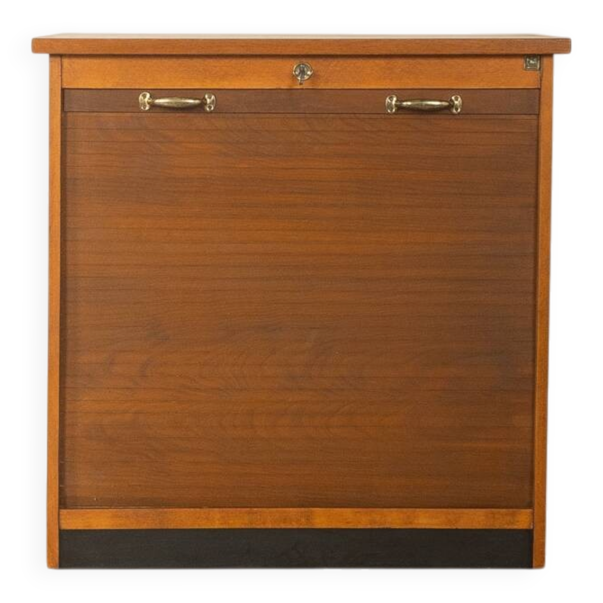 Classic tambour door cabinet from the 1960s