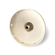 Matte glazed ceramic hanging lamp/ 1970s