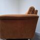 Pair of Mid-Century Modern Czech Lounge Armchairs with Rolling Casters