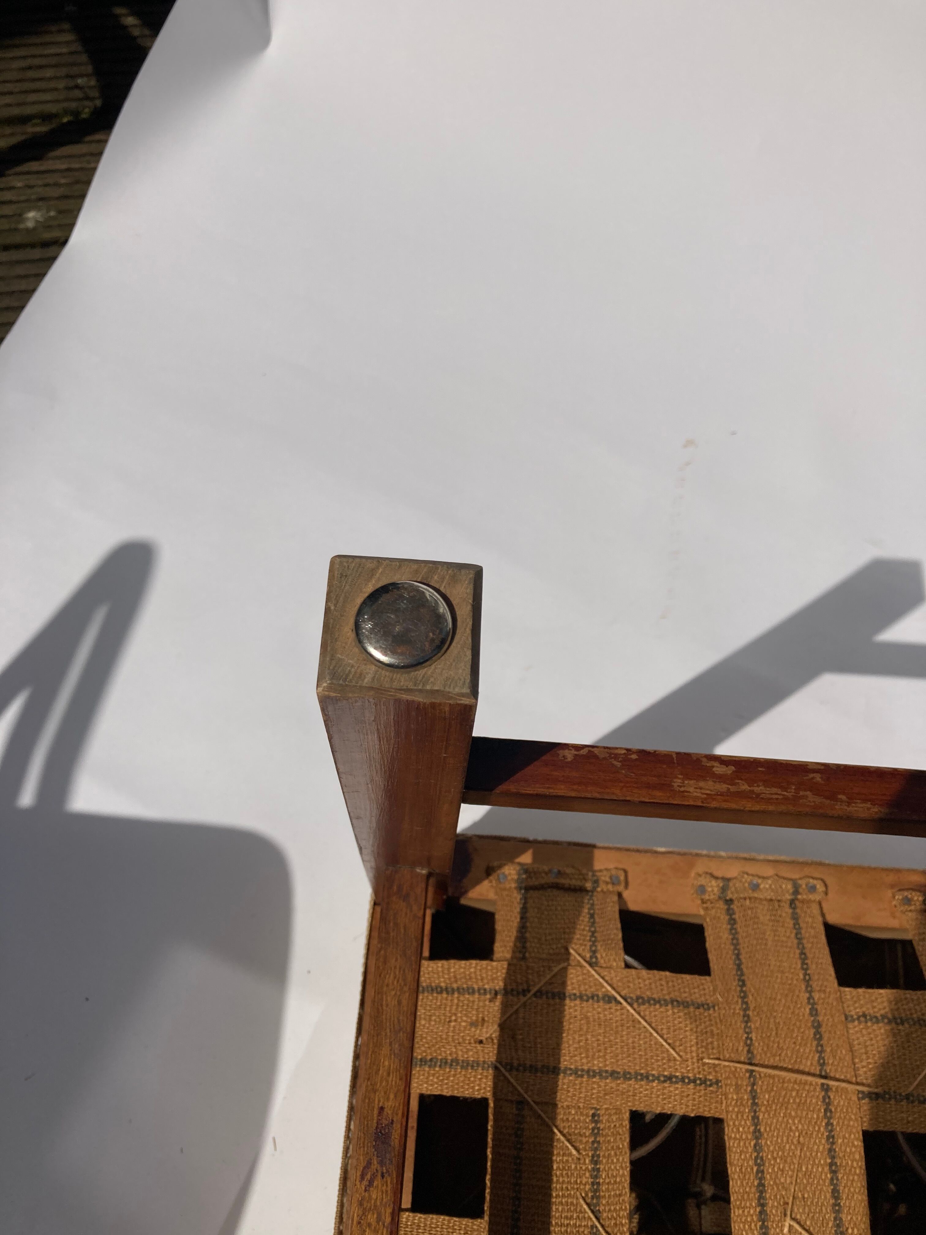 Classic Danish mahogany stool