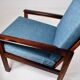 Fauteuil Capella par Illum Wikkelso pour Niels Eilersen. 1959.