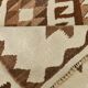 3x12 Vintage Beige & Brown Kilim Runner Rug, 95x373Cm