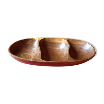 Plat en bois vintage