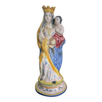 Old statuettes of the Virgin Mary