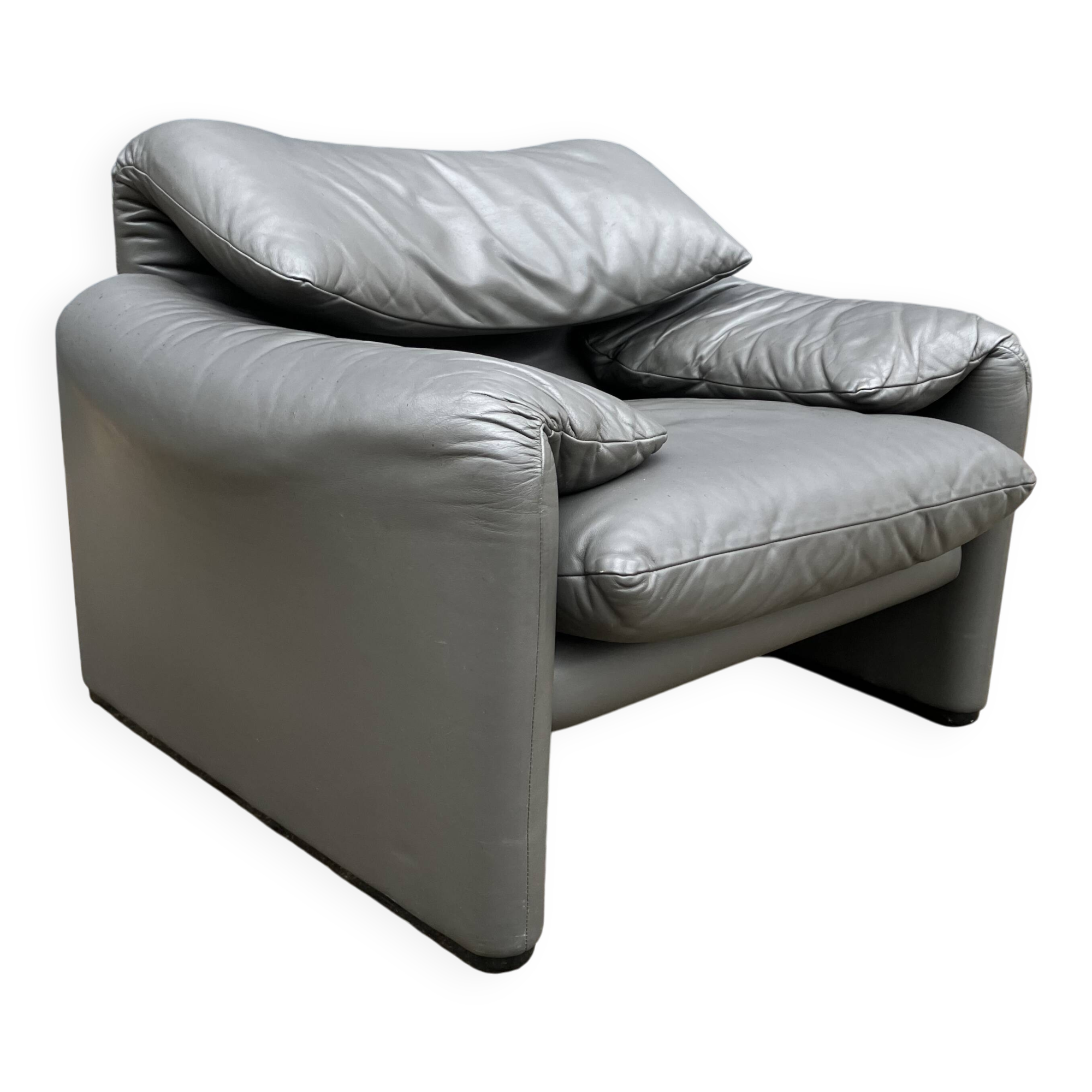 Cassina Maralunga 1zit original Anthracite and gray Topstaat!