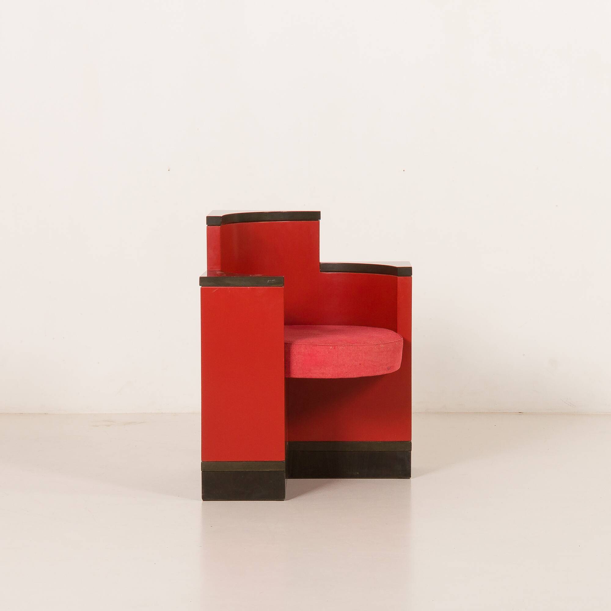 Ico Parisi corner armchair from the Serie 540 by Fratelli Longhi, Italy 1960s