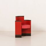 Ico Parisi corner armchair from the Serie 540 by Fratelli Longhi, Italy 1960s