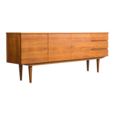 Enfilade années 60 en noyer, restauré, 200cm