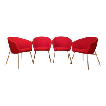 Megan club armchairs by René Holten for Artifort, the Netherlands, 2005, set of 4