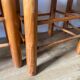 Pine and straw chairs