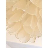 Contemporary Modern Sanded Champagne "Rondini" Murano Chandelier by Simoeng