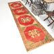 3x12 Ruby Red Vintage Persian Runner Rug, 92x371Cm SK20380