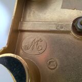 Porcelain and brass lamp by GIULIA MANGANI c.1980