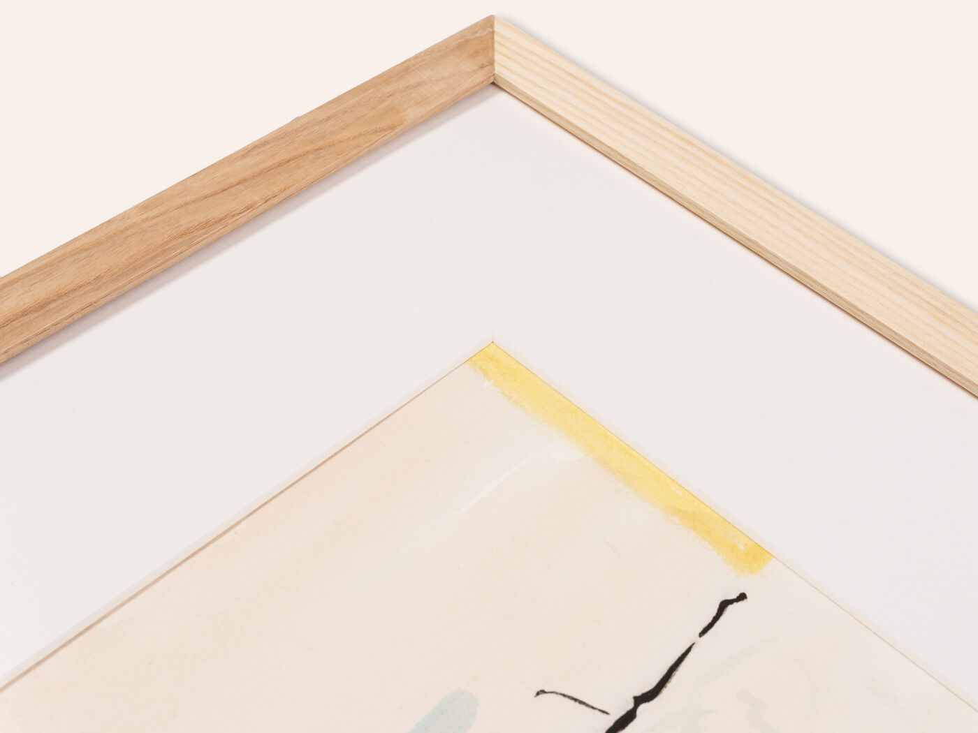 The birch, aquarelle on paper, 53 x 65 cm