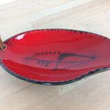 Empty pocket Elchinger ceramic black and red