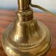 Pair of brass table lamps