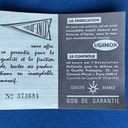 Plat en inox