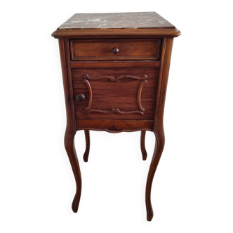 Wood and marble sideboard