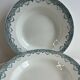 Set of 3 deep plates in ironstone LG Récamier