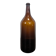 Large antique blown amber glass bottle