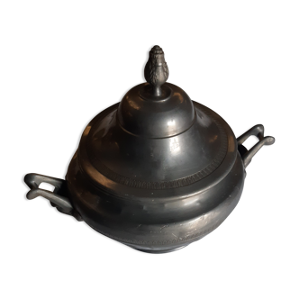 Old tin tureen