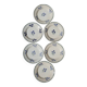 6 assiettes plates Gien