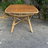 1950s rattan table