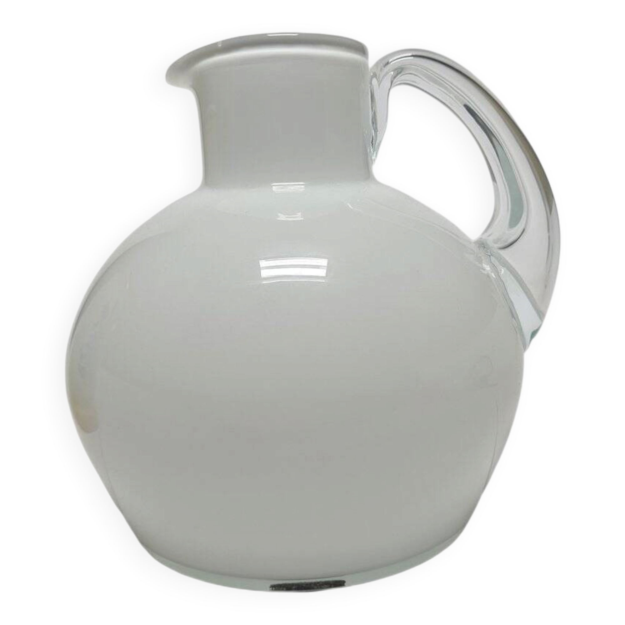 Postmodern jug from Tarnowiec Glassworks, Poland, 1970s