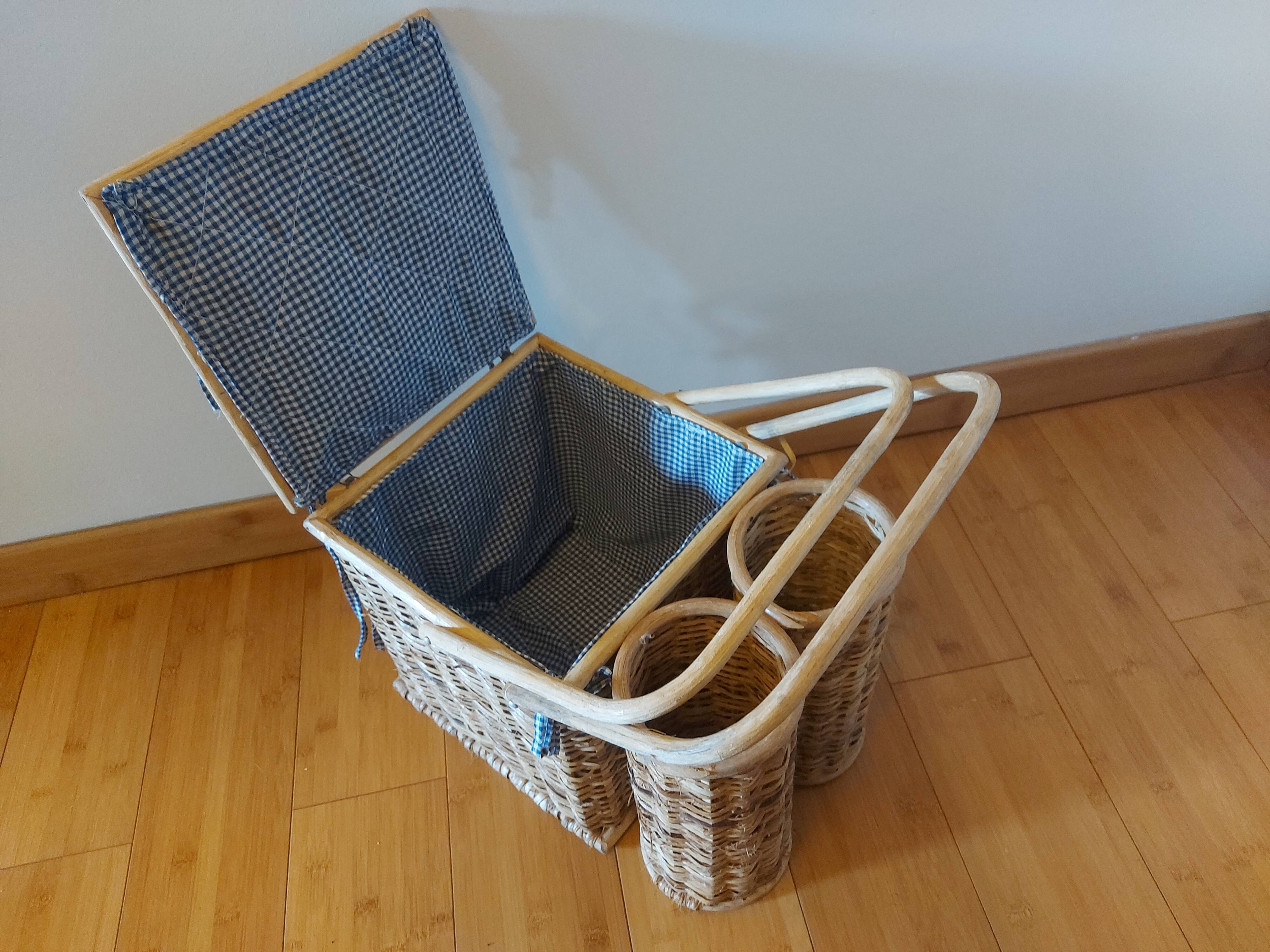 Panier à pique nique en rotin