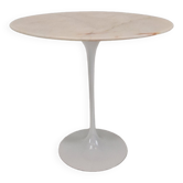 Table d’appoint ovale en marbre par Eero Saarinen pour Knoll