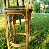 Bamboo bar stool