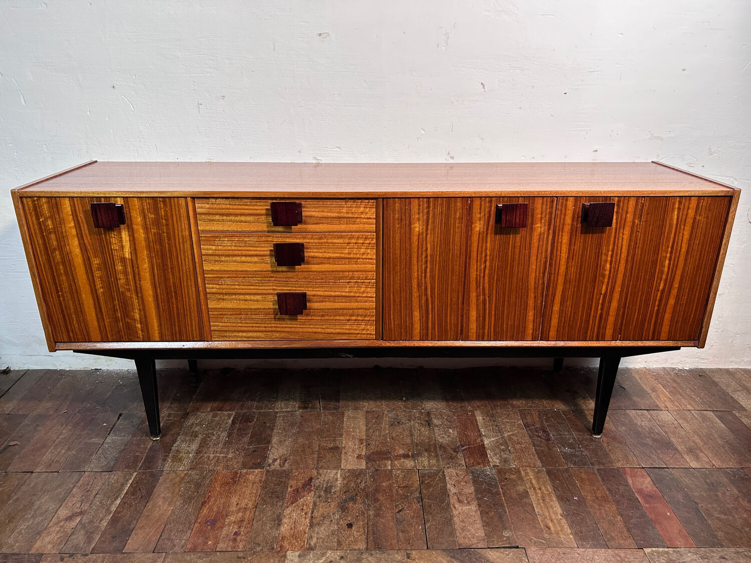 Mid Century Retro Vintage Sideboard Teak 1960 by Nathan