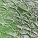 Salad service green leaf artichoke vintage salad bowl + 6 bowls 70s